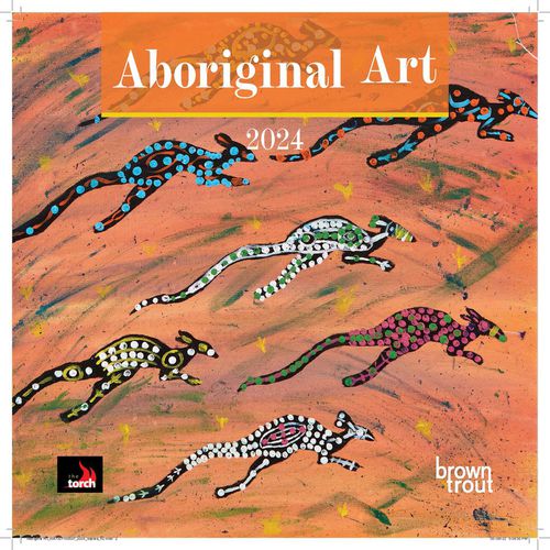 Cover image for Aboriginal Art 2024 Square Wall Calendar
