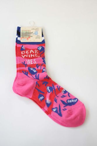Cover image for Dear Wine, Yes Crew Socks