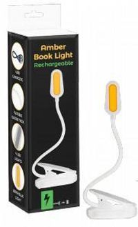 Cover image for Amber Rechargeable Book Light (White)