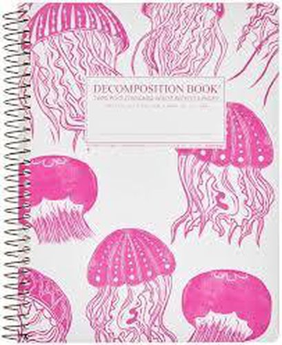 Cover image for Decomposition Ruled Large Spiral Notebook Jellyfish